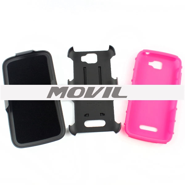 NP-1836 PC silicón robot funda para Alcatel OT7040T-11